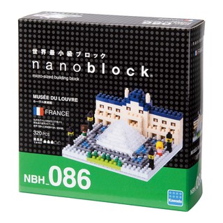 ของแท้จากญี่ปุ่น!!! Kawada NBH_086 Nanoblock The Louvre Musuem ตัวต่อนาโนบล็อคพิพิธภัณฑ์ลูฟวร์ (Jun 2015)