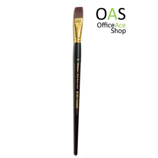 Renaissance Artist Acrylic Brush พู่กันสีอะคริลิคสำหรับศิลปิน (หัวแบน/Flat tip) No.24