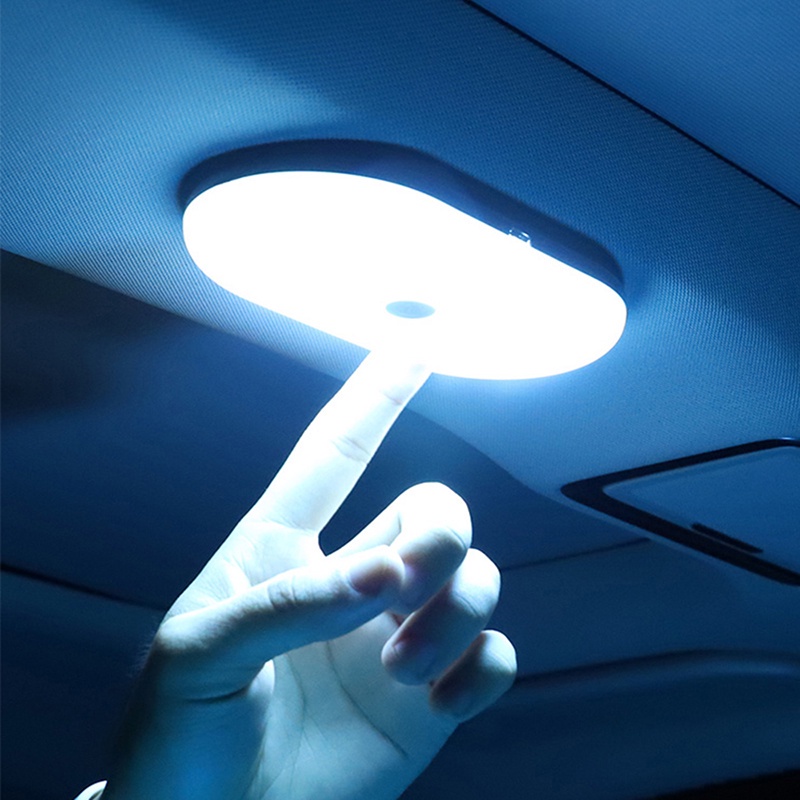 โคมไฟเพดานรถยนต์ LED ระบบสัมผัส ปรับได้ 3 สี / ไฟห้องโดยสาร ไฟเก๋งรถยนต์ ไฟในบ้าน-ในรถ ไฟ Led ไฟอ่านหนังสือ ไฟแม่เหล็ก ไฟติดภายในรถยนต์ 3 โหมดชาร์จ USBสว่างมาก และใช้งานง่าย ราคา ถูกที่สุด ดีลบีเคเค แกลเลอรีภาพที่ 3