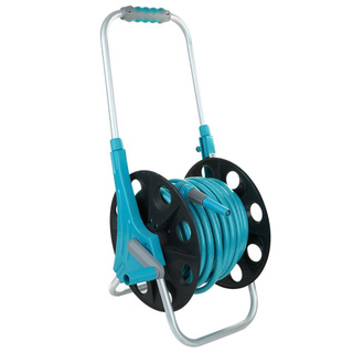 สินค้าขายดี💯 สายยางโรล  N04-KNITTING 1/2 นิ้วx30 ม. สีฟ้า GROUND-BASED HOSE REEL SPRING N04-KNITTING 1/2"X30M BLUE สินค้