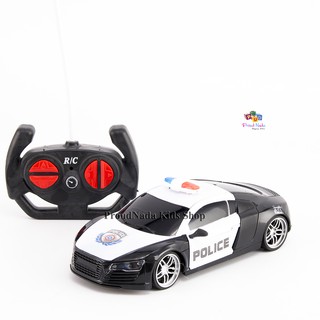 ProudNada Toys ของเล่นเด็กรถตำรวจบังคับวิทยุ MCHENG POLICE CAR 1:20 NO.666-58