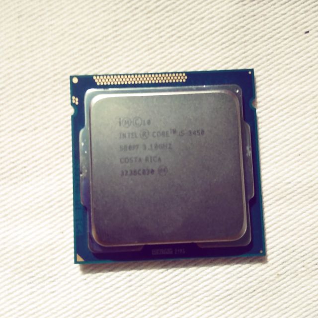 Cpu intel i5-3450 3.10 ghz boot 3.50 ghz LGA 1155 มือสอง พร้อมซิ้งลม Intel