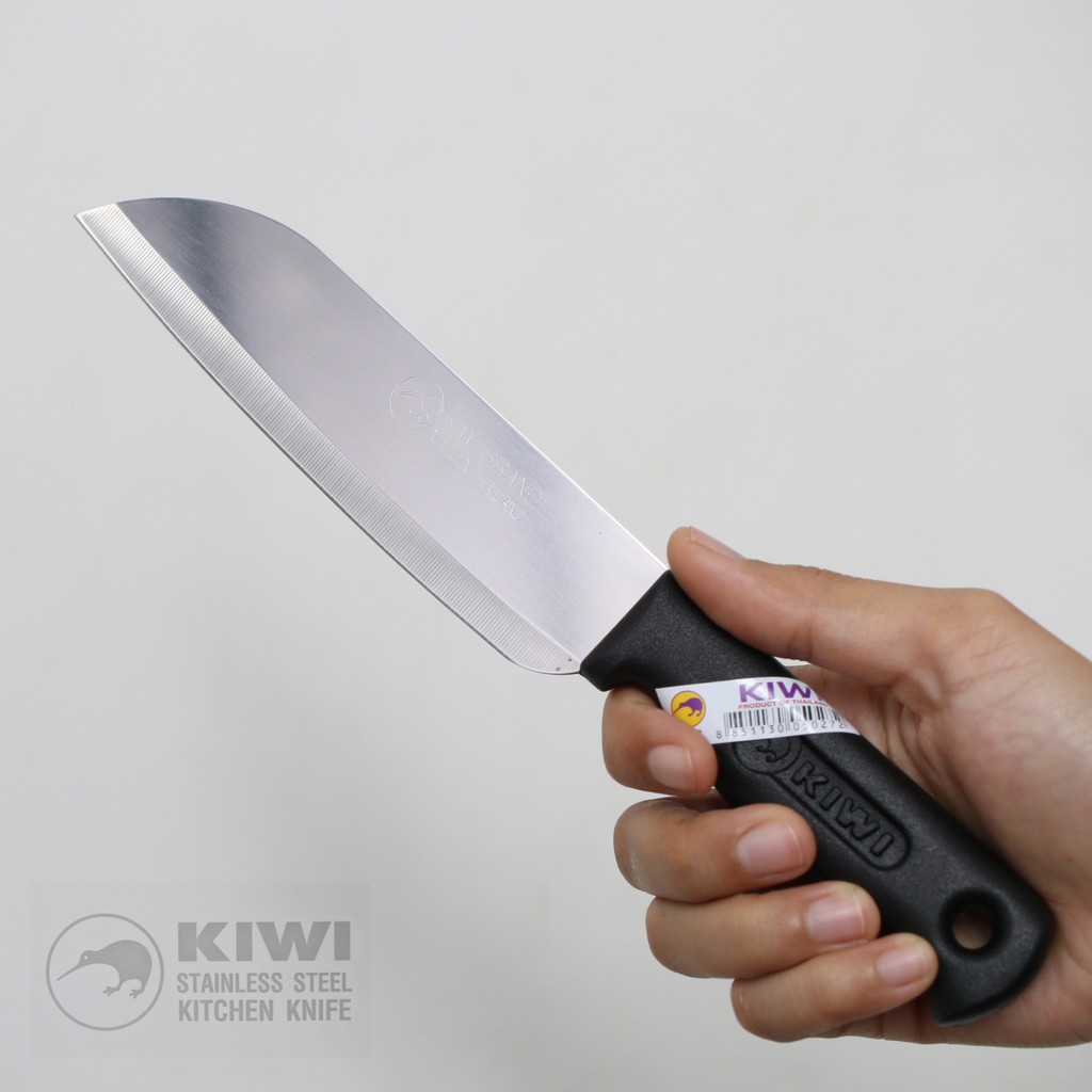 มีดทำครัว KIWI(กีวี่) ของแท้ มีดผ่า หั่น ปอก สแตนเลสด้ามพลาสติก  คมที่สุด รุ่น #193 #474 / #476 / #477 #478 #479 - รูปที่ 4
