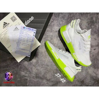 รองเท้า Adidas NMD White Fluorescent Green