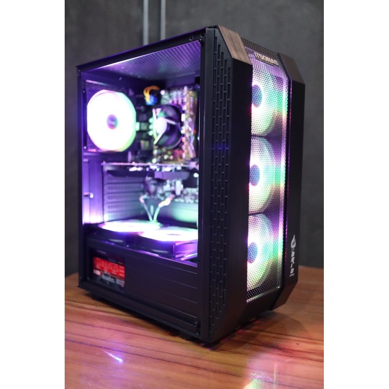 ☋I3 - 10105F / h510m / ram8 / gt1030 2gb / ssd240 / psu600w / case rgb /คอมตั้งโต๊ะๆ แรงๆ เล่นได้ทุก