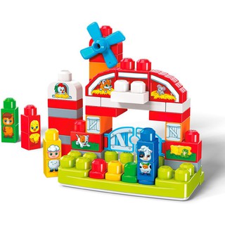 Mega Bloks Musical Farm ตัวต่อ เมก้า บล๊อก มีเสีงยง ของเล่นเด็ก ของเล่นเสริมพัฒนาการ GCT50