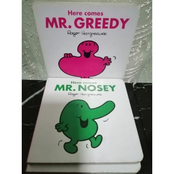 Mr. Men Little Miss. Here comes, Small board book., by Roger Hargreaves- B6