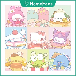 【HF】ภาพวาดปักเพชร ลายการ์ตูน Hello Kitty 5D ขนาด 30x30 ซม. 40x40 ซม. 50x50 ซม. สําหรับเด็ก ผู้ใหญ่ ตกแต่งบ้าน DIY