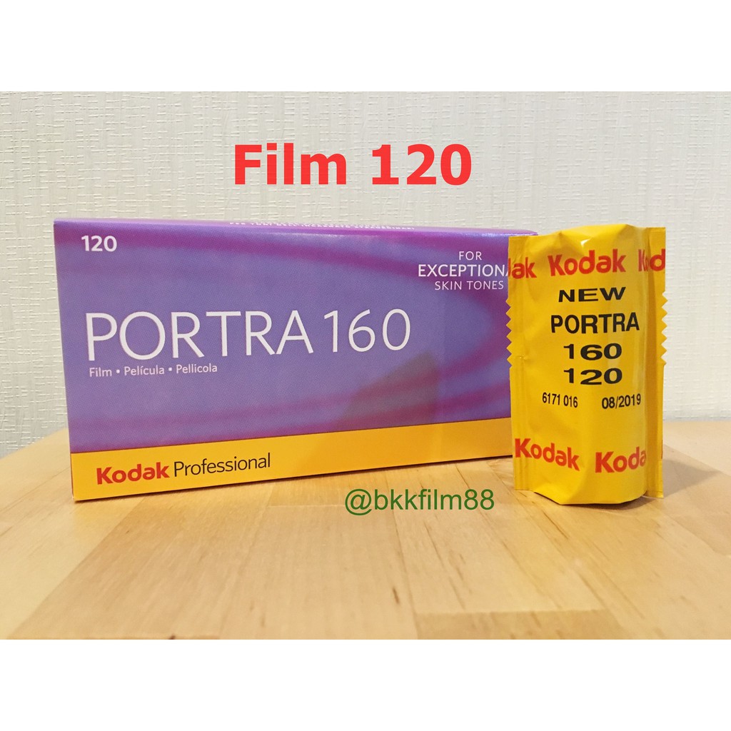 ฟิล์มสี 120 Kodak Portra 160 Professional 120 Color Film ฟิล์มถ่ายรูป สำหรับกล้องฟิล์ม 120