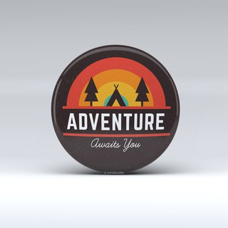 เข็มกลัด Vintage Adventure Camping Outdoor 201933