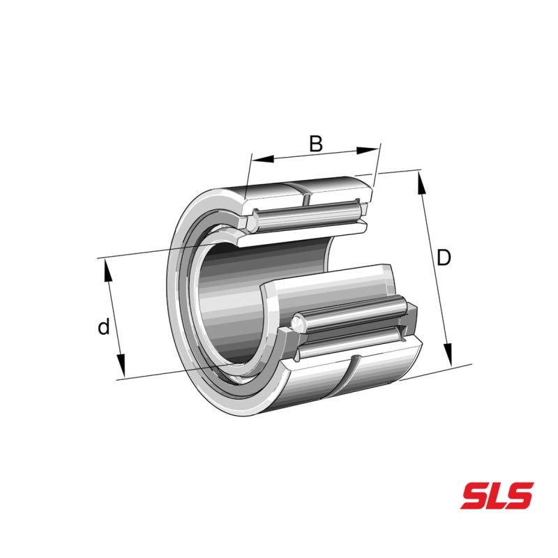 INA NA4901-XL แบริ่งลูกกลิ้งเข็มพร้อมวงแหวนด้านใน