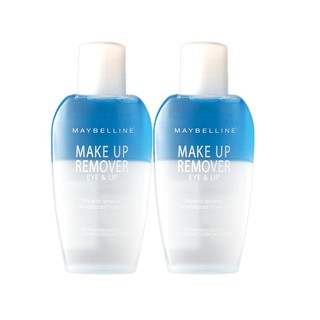 70ml. ผลิต 11/2019 MAYBELLINE EYE &amp; LIP MAKE UP REMOVER เมย์เบลลีน นิวยอร์ก อาย &amp; ลิป เมคอัพ รีมูฟเวอร์ (เมย์เบลลีน)