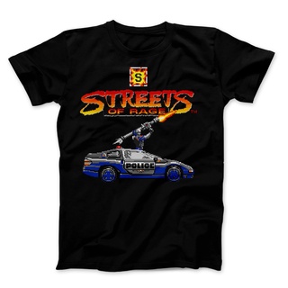 ผ้าฝ้ายแท้ คอลูกเรือเสื้อยืด พิมพ์ลาย Call For Backup Video Games Streets Of Rage สไตล์สตรีท สําหรับผู้ชายS,4XL