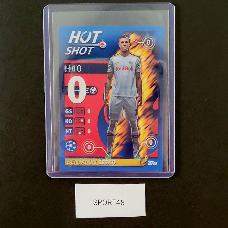 Benjamin Sesko || Topps UCL 21/22 Sticker เบนจามิน เซสโก้ ใบ rookie sticker