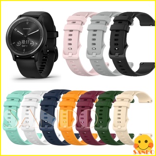 สายนาฬิกาซิลิโคน สำหรับ Garmin Vivomove Sport Smart Watch สายซิลิโคนนิ่ม Garmin Vivomove Sport สายนาฬิกาข้อมือสมาร์ทวอทช์ ทดแทน สายรัดข้อมือ อุปกรณ์เสริม