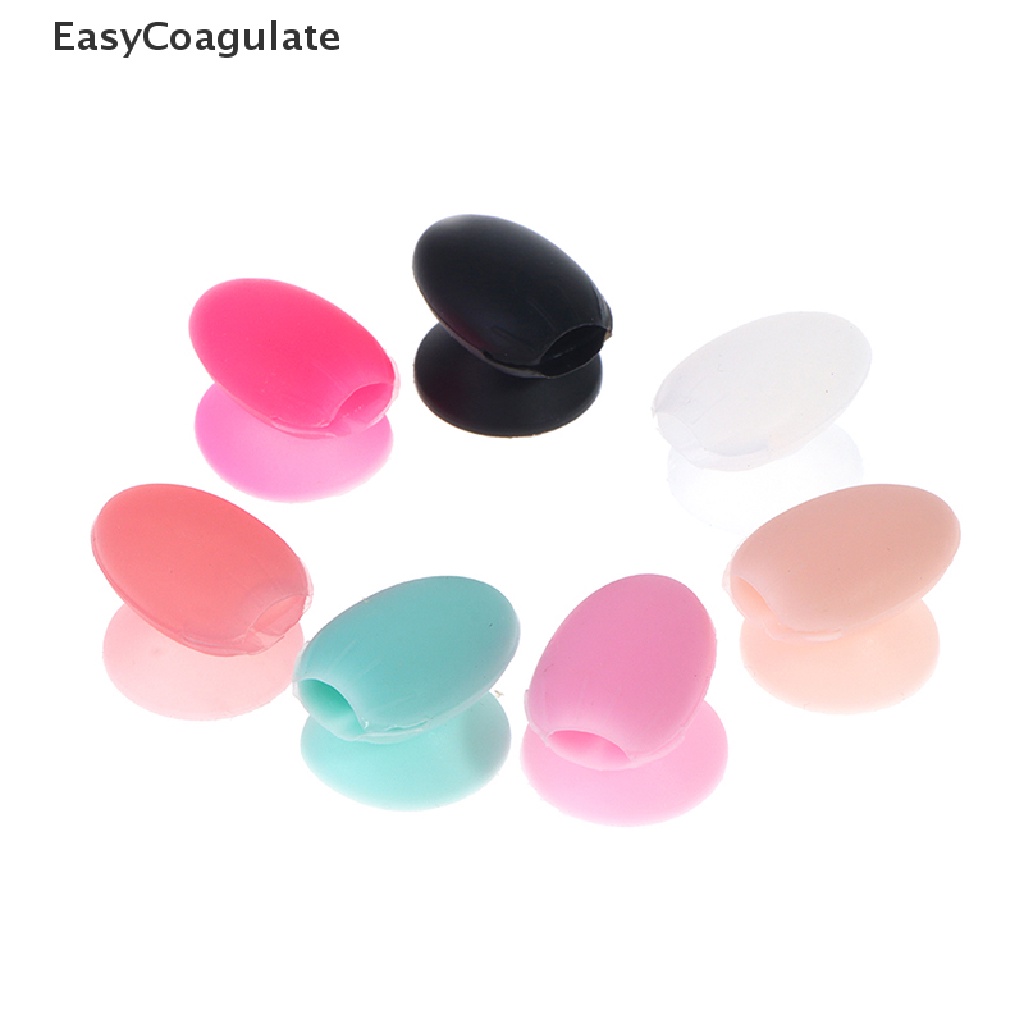 Eas 5 pcs Lip Brush Protectors Lip Brush Holding Covers Silicone Makeup