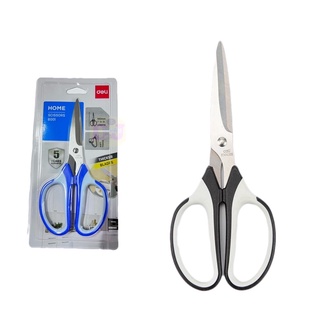 Deli 6001 Scissors กรรไกร ขนาด 7 1/12 นิ้ว กรรไกร คละสี 1 ชิ้น