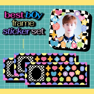 best boy stickers frame set | สติกเกอร์กรอบตกแต่ง เบสท์บอย