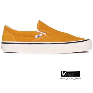 VANS SLIP ON 98 DX ANAHEIM GIALLO YELLOW SNEAKERS สินค้ามีประกันแท้