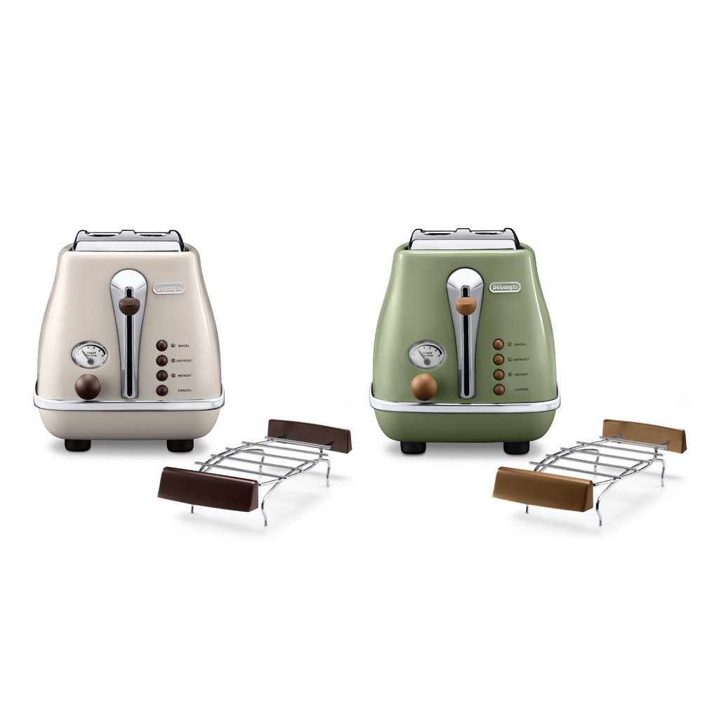 De'Longhi เครื่องปิ้งขนมปัง Icona Vintage รุ่น CTOV2103