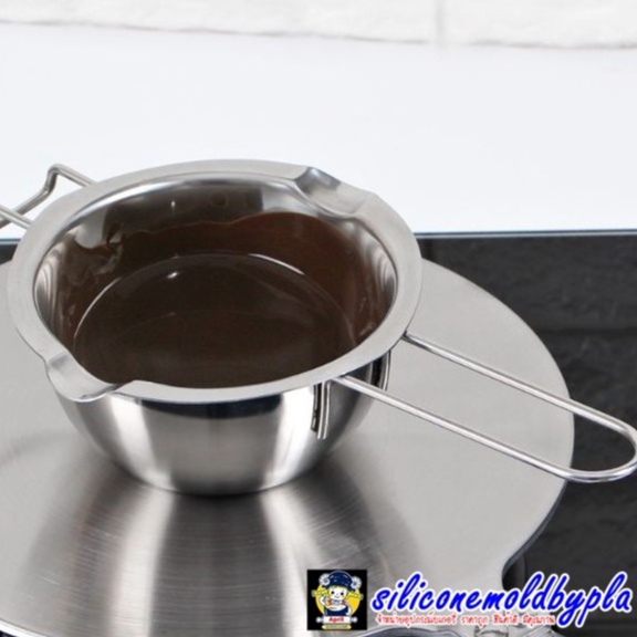หม้อตุ๋นช็อคโกแลตสแตนเลส ละลายช็อคโกแลต ละลายเนย ขนาด 400 ml.