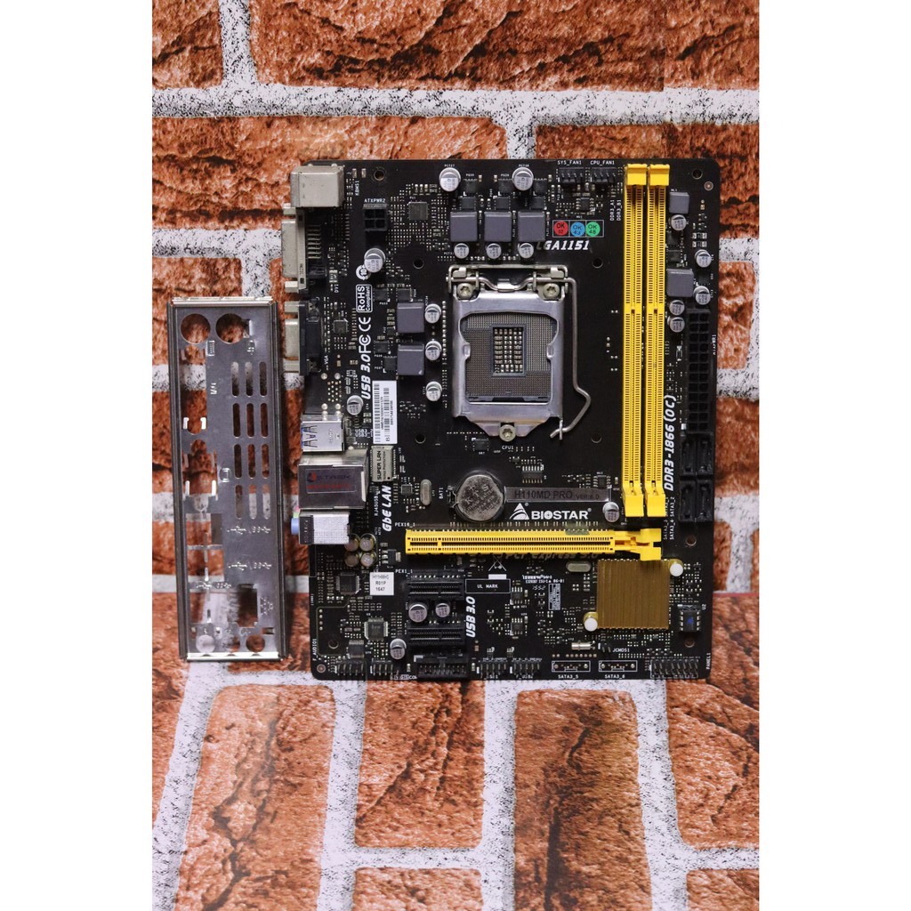 MB 1151 DDR3 รองรับ RAM DDR3 รองรับ 1151-VSL BIOSTAR H110MD PRO