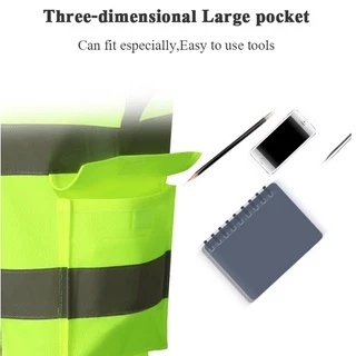 006 Reflective safety vest เสื้อกั๊กสะท้อนแสงเพื่อความปลอดภัย เสื้อกั๊กจราจร เสื้อกั๊กทำงาน