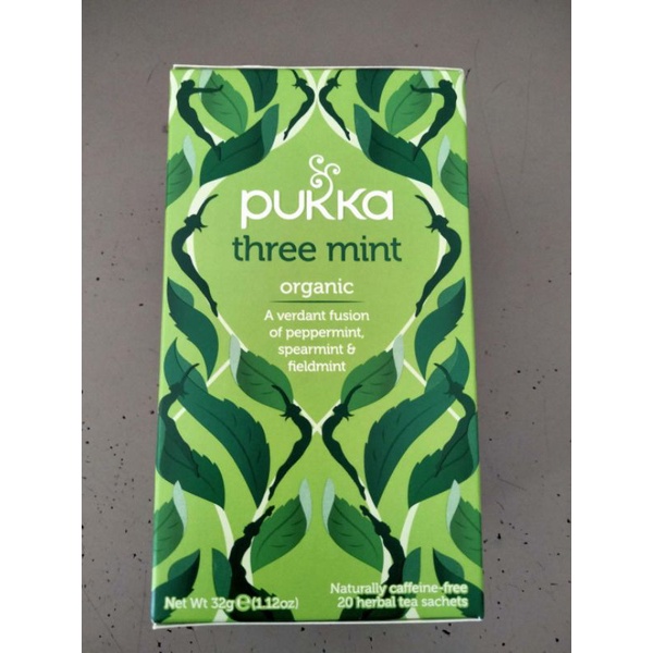 Pukka Three Mint 20bags 32g ราคาสุดฟิน