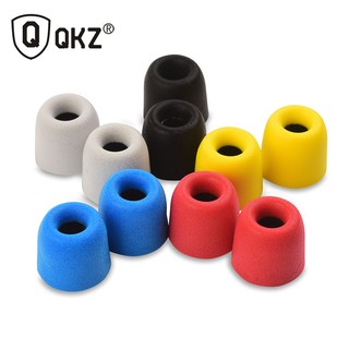 QKZ 1 Pairs Colors T400 Memory Foam Earphone tips foam tips 5 colors