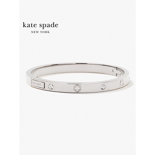 KATE SPADE NEW YORK INFINITE SPADE ENGRAVED SPADE BANGLE WBRUI002 กำไลข้อมือ