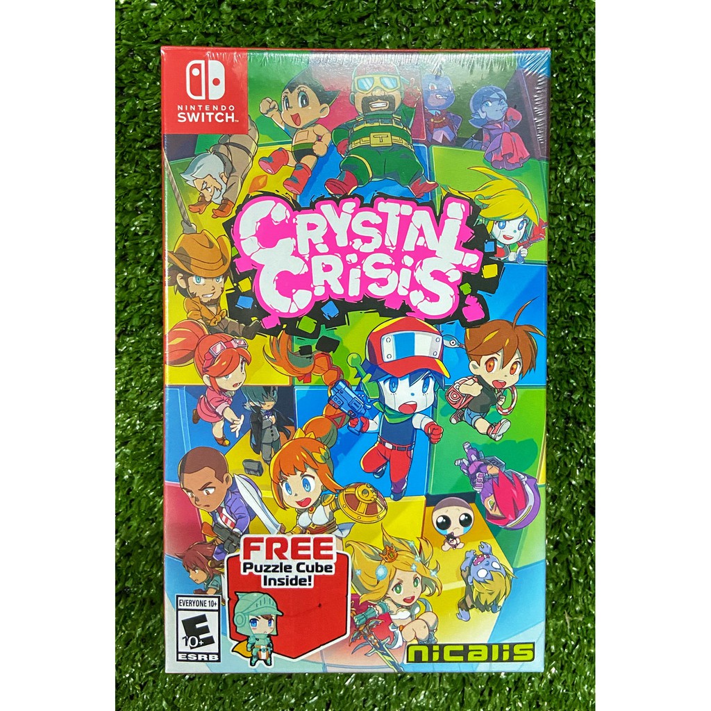 Nintendo Switch : CRYSTAL CRISIS Zone US / English / ฟรี Puzzle Cube ในกล่อง (มือ1)