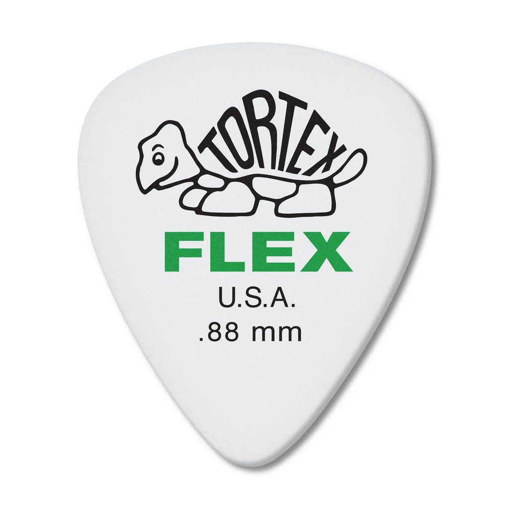 ปิ๊กDunlop รุ่น TORTEX FLEX Standard 0.88 เขียว