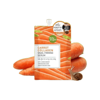 ลด 20 บ. โค้ด INCSM5F Carrot Collagen Snail Firming Serum 10g.(แบบซอง)