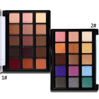 15 สี อายแชโดว์แต่งหน้า Palette เน้นชิมเมอร์แม็ทธรรมชาติ G Litter อายแชโดว์