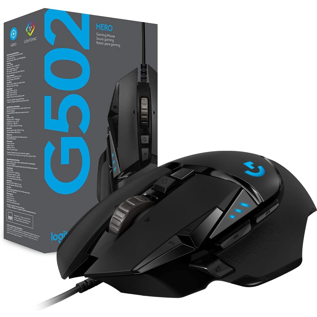 LOGITECH G502 HERO High Performance Gaming Mouse