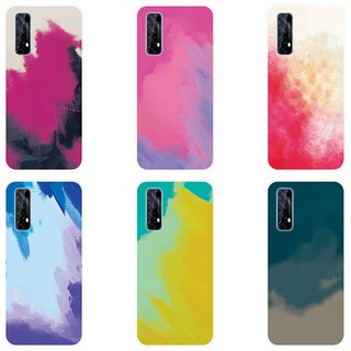 เคสสำหรับ Realme Narzo 20 Pro เคสซิลิโคน Soft Back Cover Realme Narzo 20Pro Case Silicone สีน้ำลาด เคส