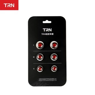 Trn ชุดหูฟังซิลิโคน 3 คู่ ( 6 ชิ้น ) L M S In Ear สําหรับหูฟัง Kza