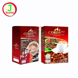 ราคากาแฟ Cordy Plus Coffee _\"กาแฟ อ.วิโรจน์\"_ กาแฟ ผสมถั่งเฉ้า (1 กล่อง 10 ซอง)