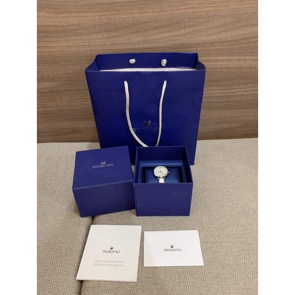 Swarovski Crystalline Aura นาฬิกาข้อมือ สเตนเลสสตีล โรสโกลด์ PVD 37mm