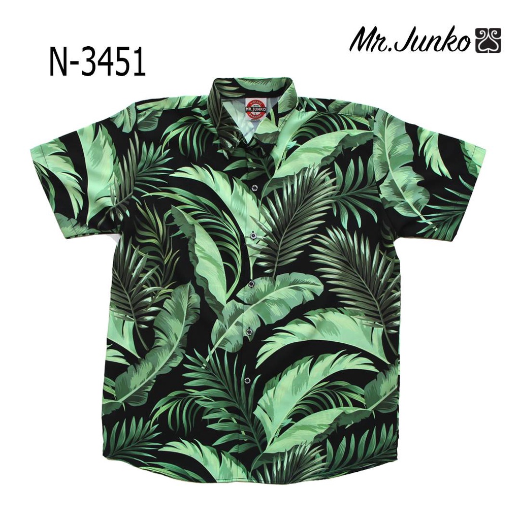 ⚡ ส่งฟรี⚡เสื้อเชิ้ต งานต่อลาย Mr-Junko ผ้าซาติน นิ่ม ใส่สบายไม่ร้อน N-3451