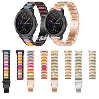 สายนาฬิกาข้อมือ โลหะผสมสังกะสี สําหรับ Garmin Vivoactive 3 Music Element Vivomove HR Forerunner 645 245 55 158