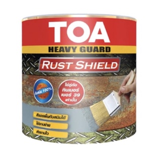 TOA Rust Shield ทีโอเอ รัสท์ ชิลด์ สีรองพื้นกันสนิมแห้งเร็ว ระบบอีพ็อกซี่ 1 ส่วน (ขนาด 3.7 ลิตร)