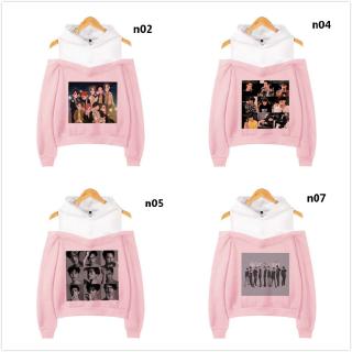 new hooded เสื้อ oversize 9by9 women shirts เสื้อครอป เสื้อยืดคลุมด้วยผ้าแขนยาว long sleeves cartoon แจ็คเก็ต fashion