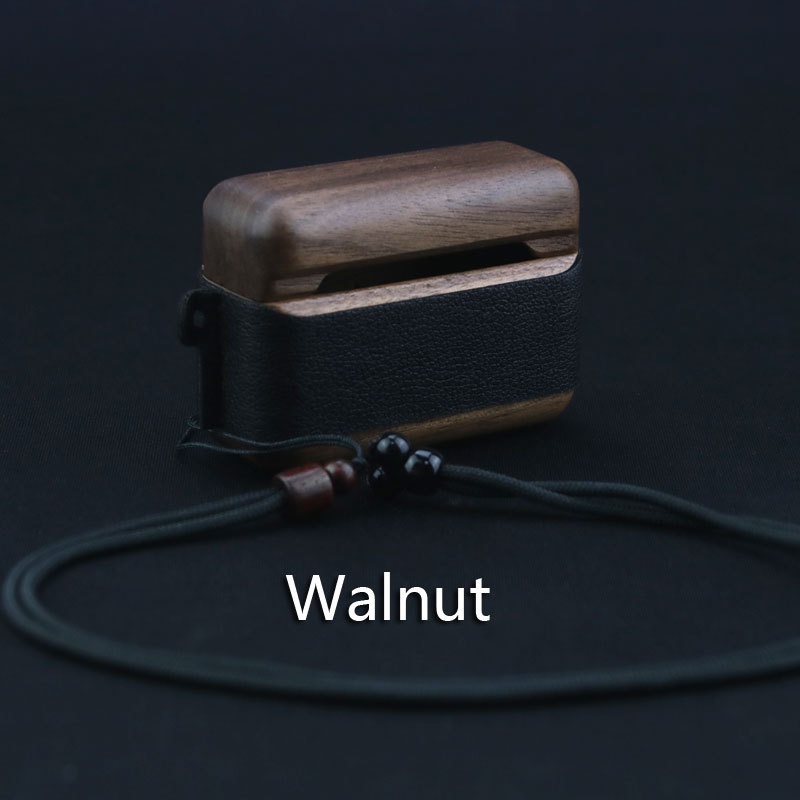 เคสหูฟัง ลายไม้วอลนัท เมเปิ้ล ไม้ไผ่ สําหรับ AirPods 1 2 3 Pro