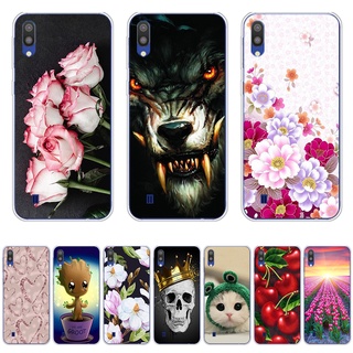 เคสโทรศัพท์มือถือ ซิลิโคนนิ่ม TPU ลายดอกไม้ สําหรับ Samsung Galaxy a01 a02 m01 m02 m10 A8