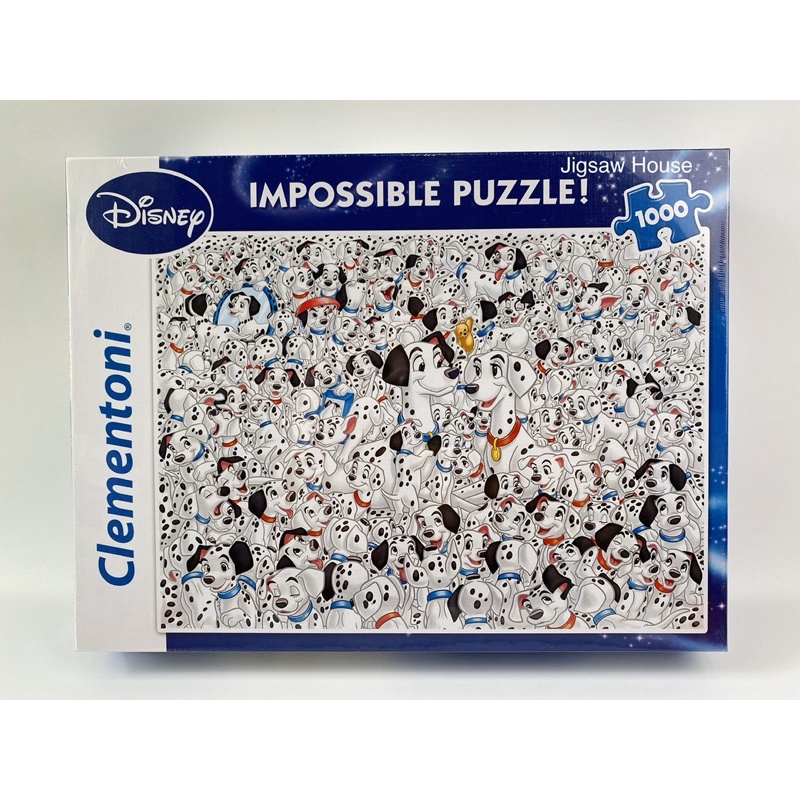 พร้อมส่ง-จิ๊กซอว์ Disney 101 Dalmatians แบรนด์ Clementoni jigsaw puzzle 1000 ชิ้น Impossible puzzle