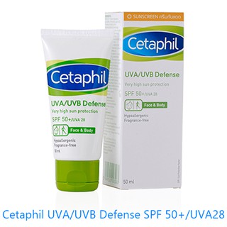 Cetaphil UVA/UVB Defense SPF 50+/UVA28.