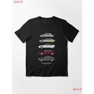 Sort.V CAR Citroen Haute De Gamme Classic Car Collection (vr2) Essential T-Shirt เสื้อยืดพิมพ์ลาย เสื้อยืดโลโก้รถ