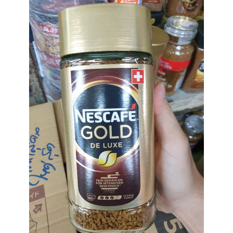 Nescafe Gold Deluxe Switzerland หอม เข้มข้น นำเข้าจาก switz