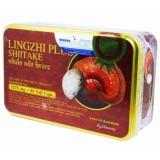 Lingzhi Plus Shiitake หลินจือพลัสชิตาเกะบำรุงร่างกาย ต่อต้านอนุมูลอิสระ 60 แคปซูล (1 กล่อง)